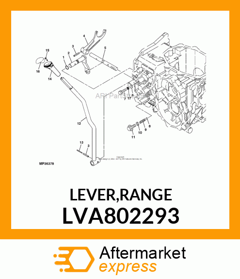 LEVER,RANGE LVA802293