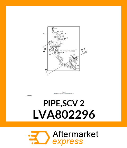 PIPE,SCV 2 LVA802296