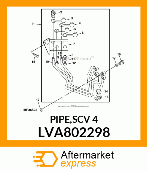 PIPE,SCV 4 LVA802298