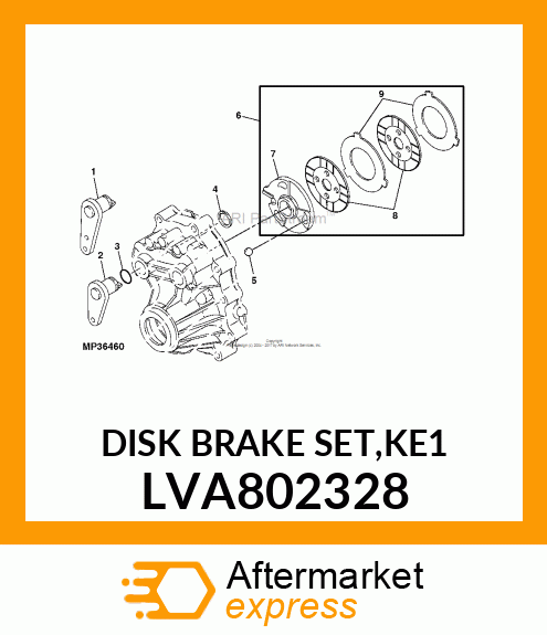 DISK BRAKE SET,KE1 LVA802328