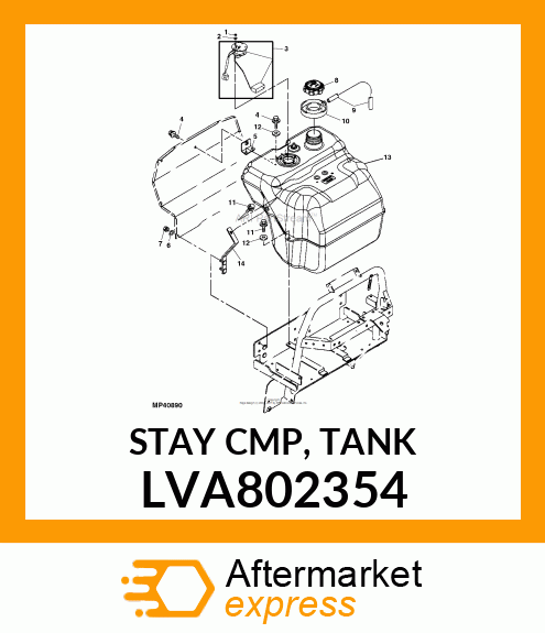 STAY CMP, TANK LVA802354