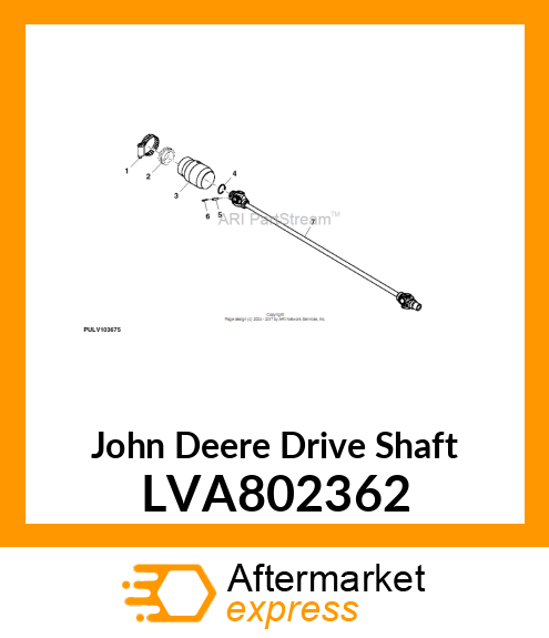 SHAFT ASSY,PROPELLER LVA802362