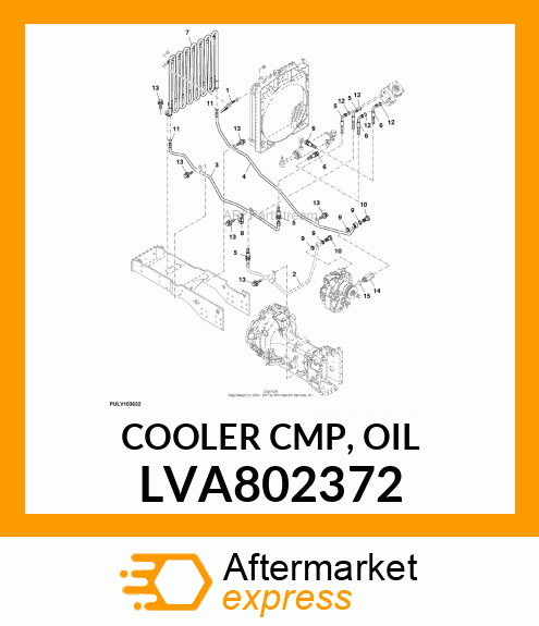 COOLER CMP, OIL LVA802372