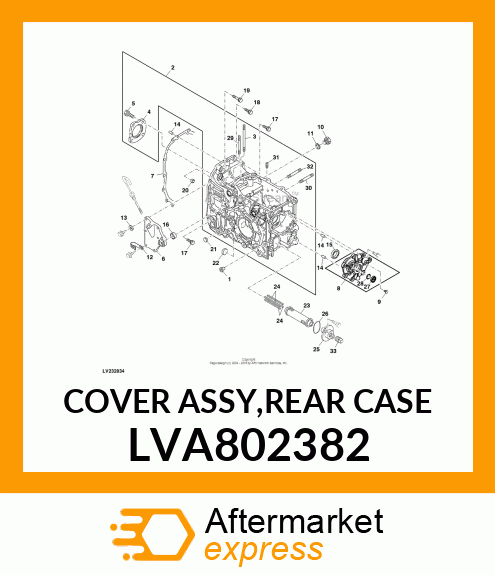 COVER ASSY,REAR CASE LVA802382