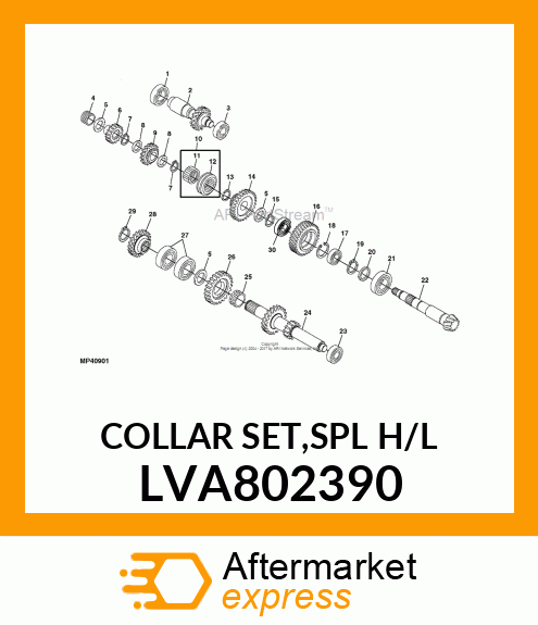 COLLAR SET,SPL H/L LVA802390