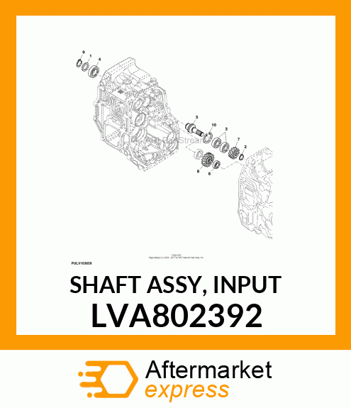 SHAFT ASSY, INPUT LVA802392