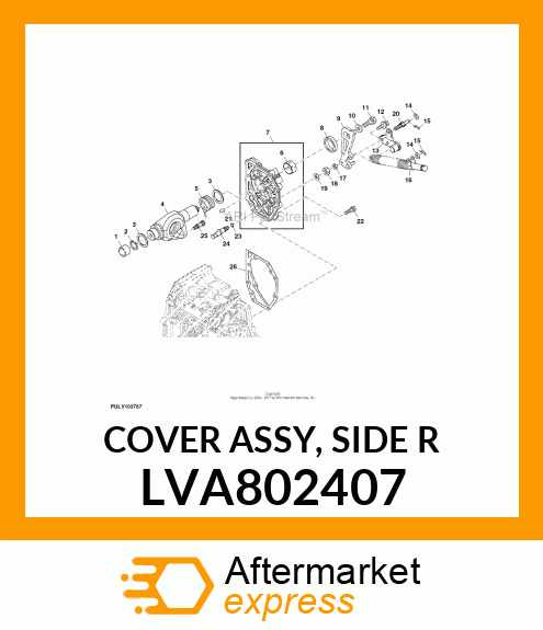 COVER ASSY, SIDE R LVA802407