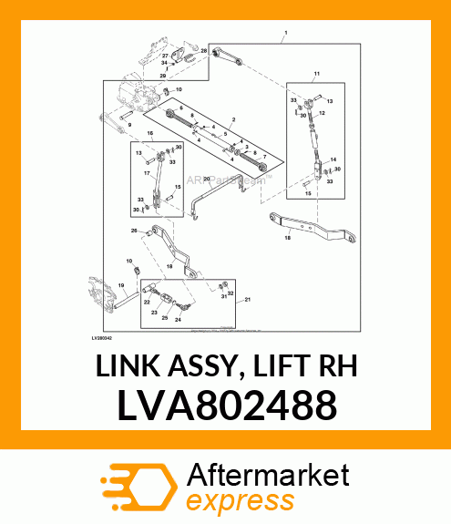 LINK ASSY, LIFT RH LVA802488