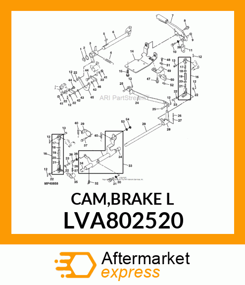 CAM,BRAKE L LVA802520