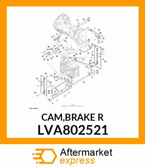 CAM,BRAKE R LVA802521