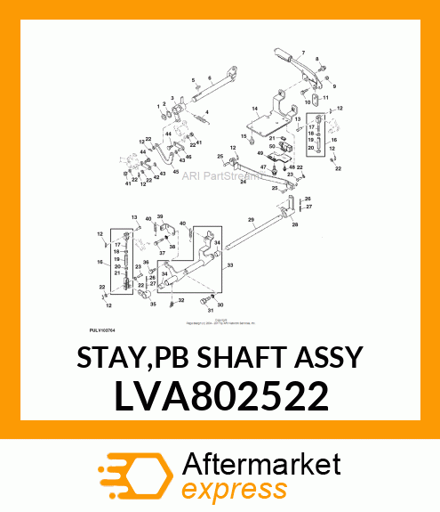 STAY,PB SHAFT ASSY LVA802522