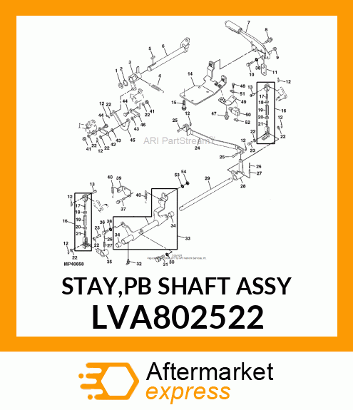 STAY,PB SHAFT ASSY LVA802522