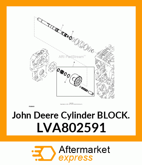 CYLINDER BLOCK, CYLINDER ASSY, BLOC LVA802591