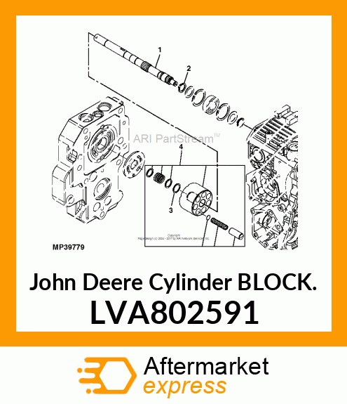 CYLINDER BLOCK, CYLINDER ASSY, BLOC LVA802591