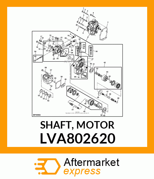 SHAFT, MOTOR LVA802620