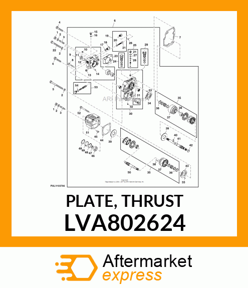 PLATE, THRUST LVA802624