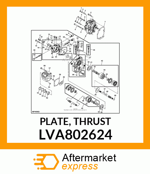 PLATE, THRUST LVA802624