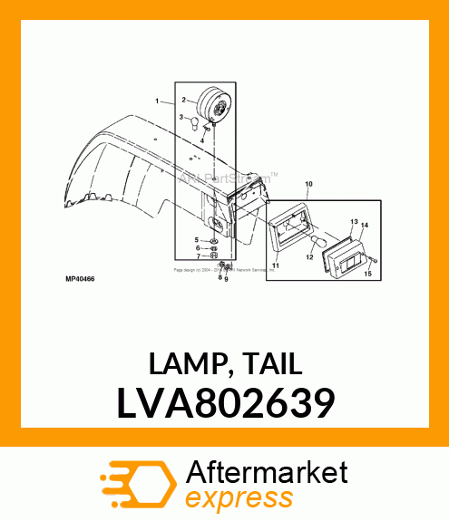 LAMP, TAIL LVA802639