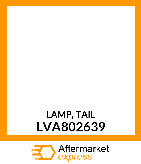 LAMP, TAIL LVA802639