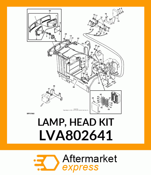 LAMP, HEAD KIT LVA802641