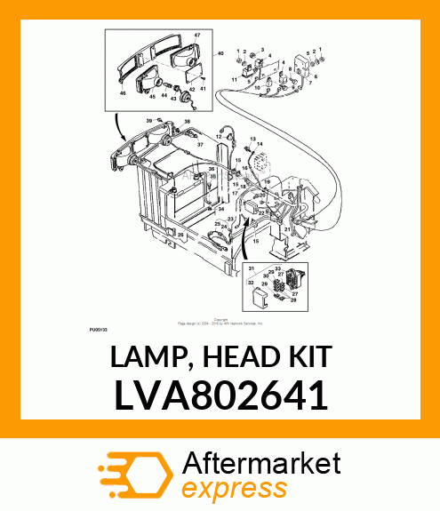 LAMP, HEAD KIT LVA802641