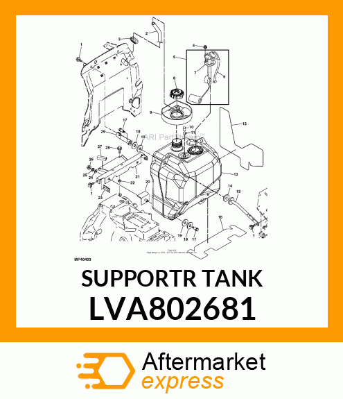 SUPPORTR TANK LVA802681