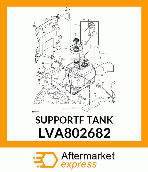 SUPPORTF TANK LVA802682