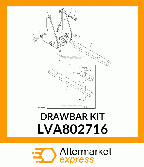 DRAWBAR KIT LVA802716