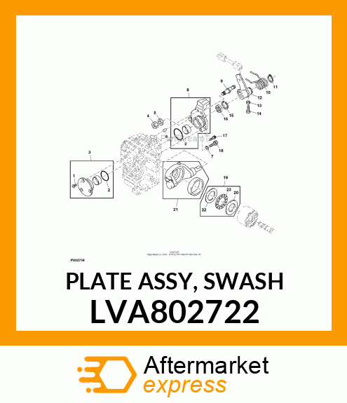 PLATE ASSY, SWASH LVA802722