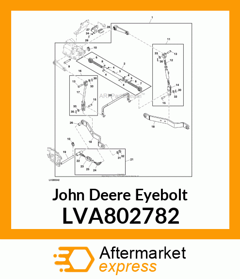 EYE BOLT LH ASSY LVA802782