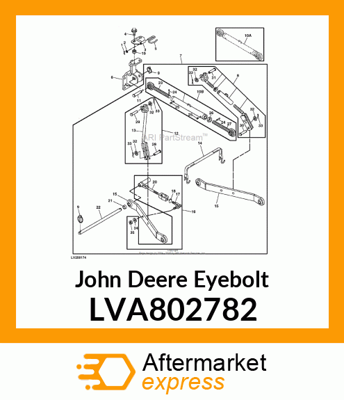 EYE BOLT LH ASSY LVA802782