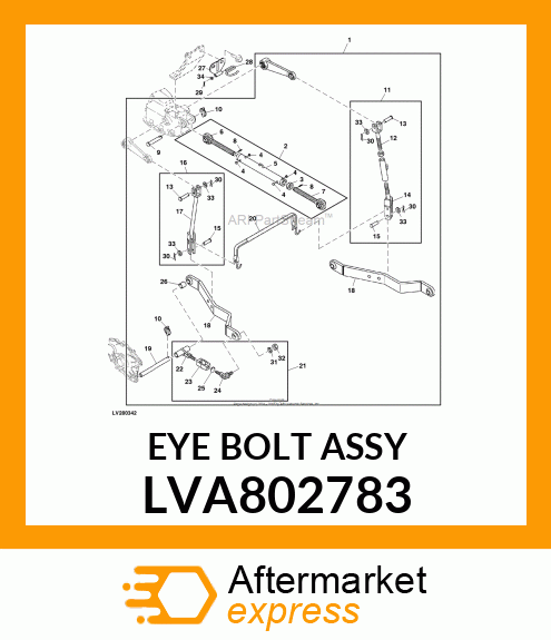 EYE BOLT ASSY LVA802783