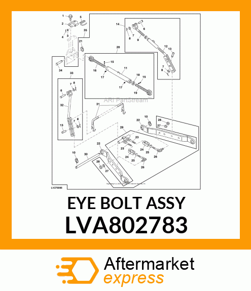 EYE BOLT ASSY LVA802783