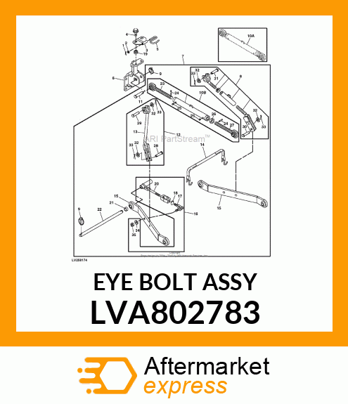 EYE BOLT ASSY LVA802783