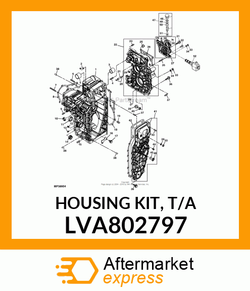 HOUSING KIT, HOUSING KIT, T/A LVA802797