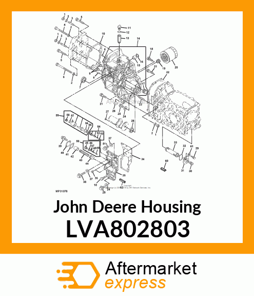 HOUSING ASSY CENTER LVA802803