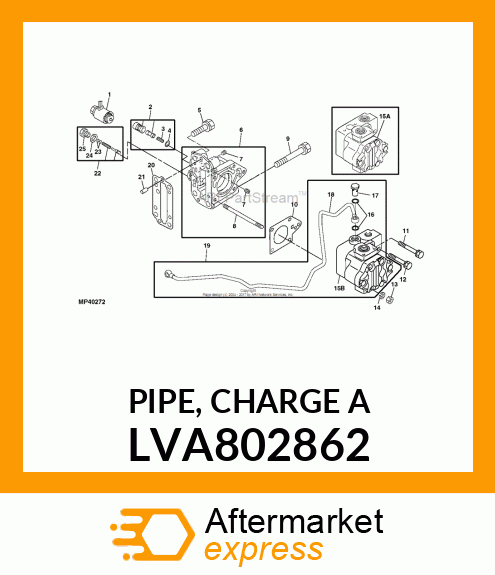 PIPE, CHARGE A LVA802862