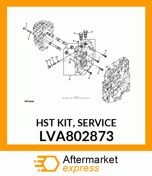 HST KIT, SERVICE LVA802873