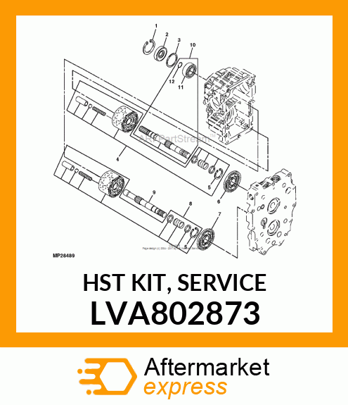 HST KIT, SERVICE LVA802873