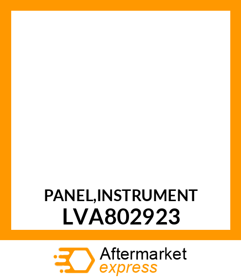 PANEL,INSTRUMENT LVA802923