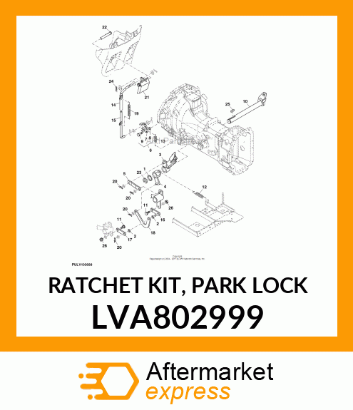 RATCHET KIT, PARK LOCK LVA802999