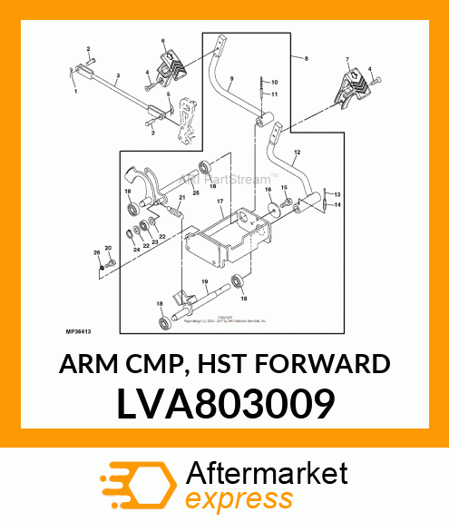 ARM CMP, HST FORWARD LVA803009