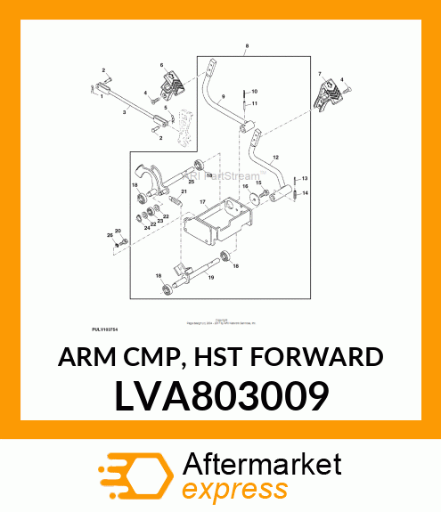 ARM CMP, HST FORWARD LVA803009