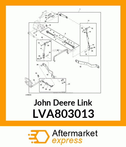 UPPER LINK ASSEMBLY LVA803013