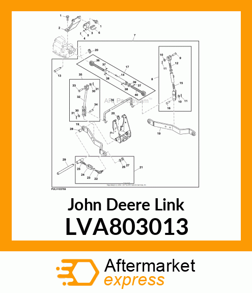 UPPER LINK ASSEMBLY LVA803013