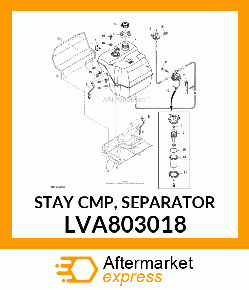 STAY CMP, SEPARATOR LVA803018