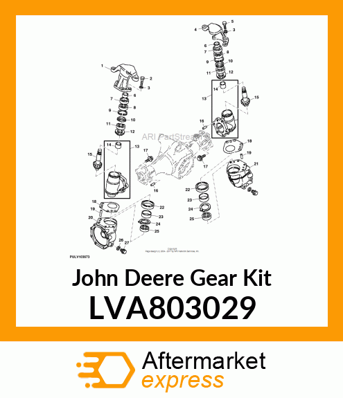 BOX SET, FRONT GEAR LVA803029