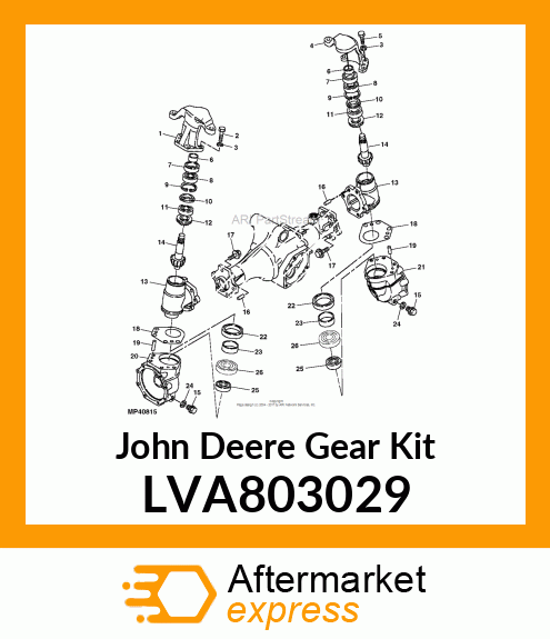 BOX SET, FRONT GEAR LVA803029