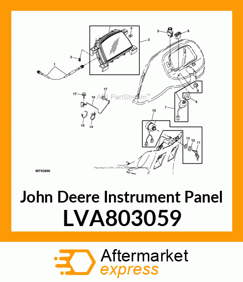 INSTRUMENT PANEL ASSEMBLY LVA803059