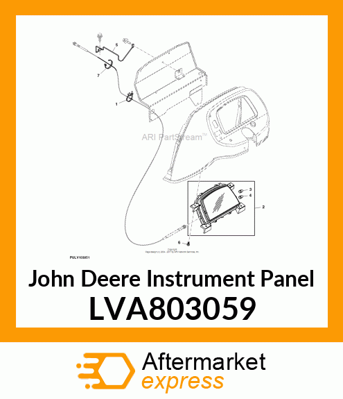 INSTRUMENT PANEL ASSEMBLY LVA803059